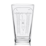 EGYPTIAN TAROT CARD Pint Glasses by LumEngrave