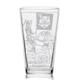 RIDER-WAITE TAROT CARD Pint Glasses by LumEngrave