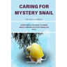 Caring for Mystery Snail: Everything You Need to Know about Keeping Mystery Snails as Pets