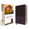 Amplified Study Bible, Imitation Leather, Purple, Indexed