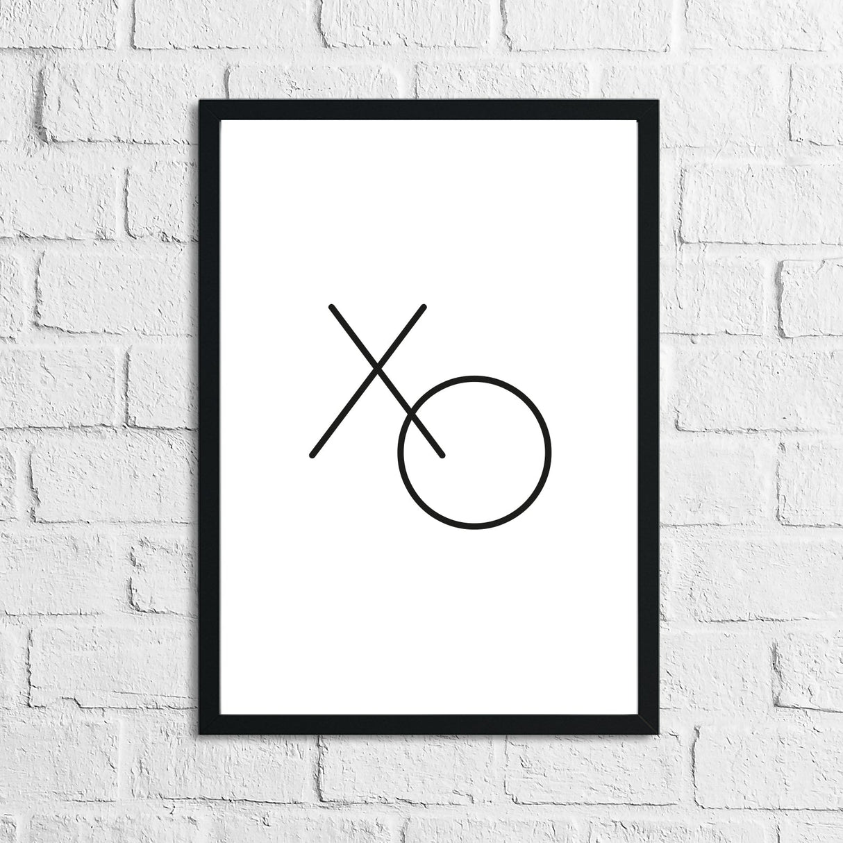 XOXO 2 Dressing Room Bedroom Simple Wall Home Decor Print by WinsterCreations™ Official Store