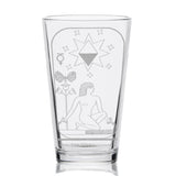 EGYPTIAN TAROT CARD Pint Glasses by LumEngrave