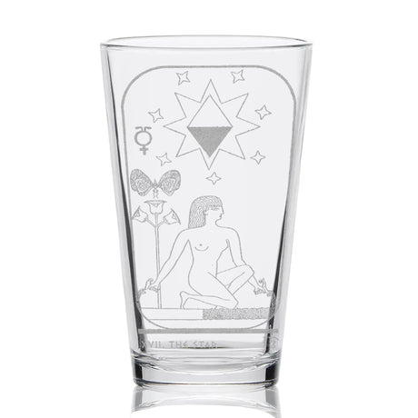 EGYPTIAN TAROT CARD Pint Glasses by LumEngrave