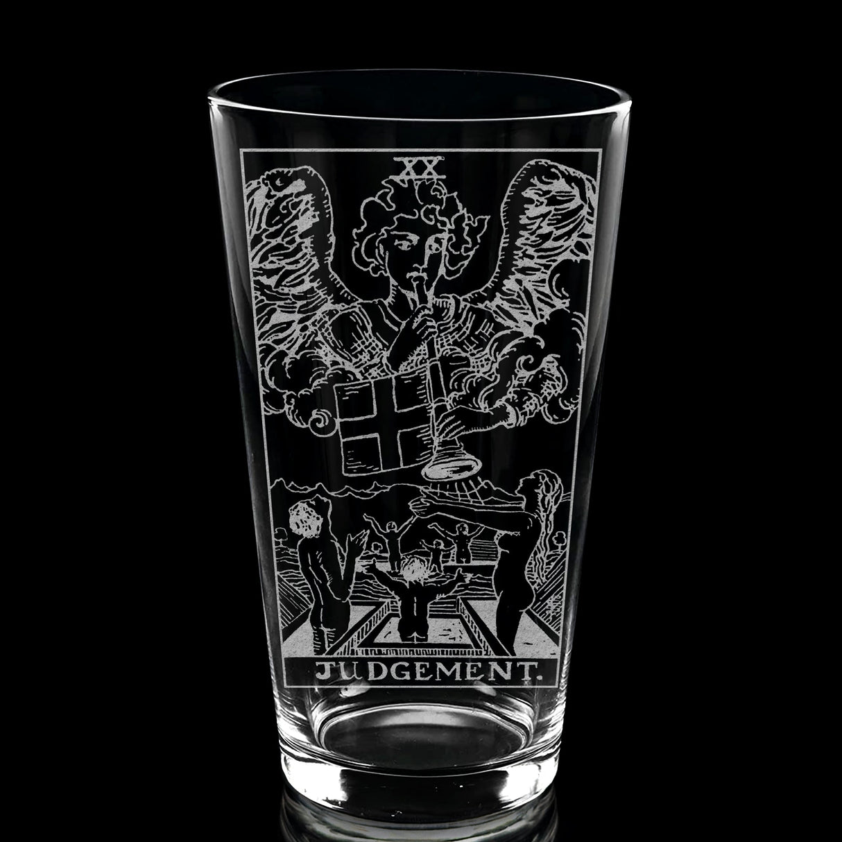 RIDER-WAITE TAROT CARD Pint Glasses by LumEngrave