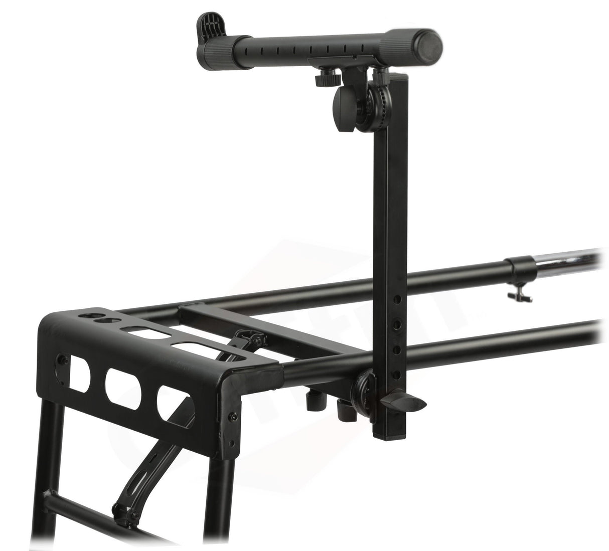 GRIFFIN 2-Tier DJ Coffin Workstation Stand - Double Table Top Keyboard & Laptop Holder - Duel Level Digital Piano Rack Mount Platform for Studio Mixer by GeekStands.com