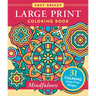Mindfulness Large Print Coloring Book - Big and Simple Designs for All Ages