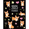 Corgi Planner 2025: Daily Organizer: January-December (12 Months) Beautiful Agenda with Adorable Dogs