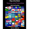 Flags of the World Series (Oceania and Antartica), adult coloring book