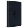 ESV Large Print Value Thinline Bible (Trutone, Navy, Mosaic Cross Design)