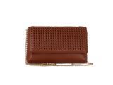 Woven flap over clutch by hfstylish