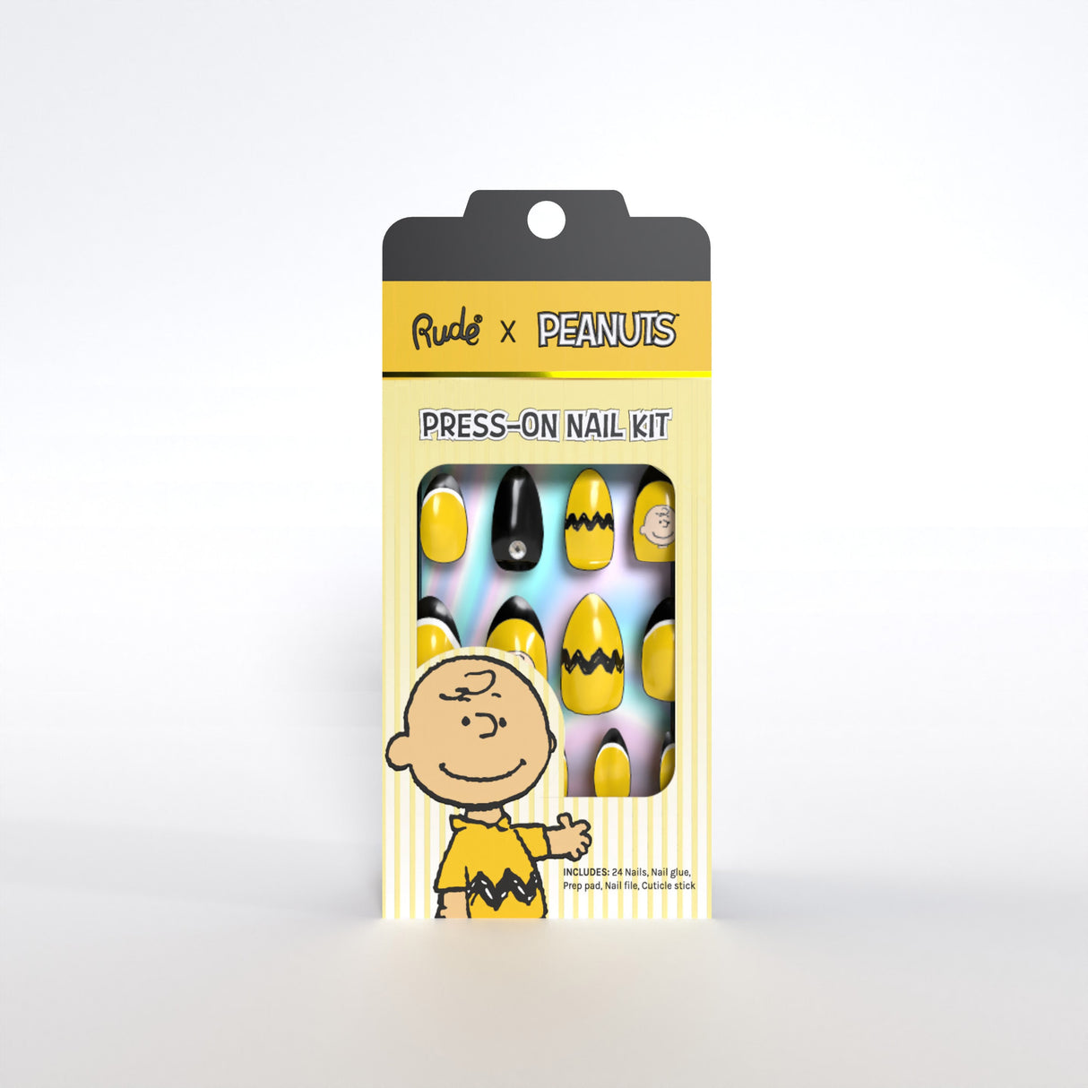 RUDE Peanuts Press-On Nail Kit - Charlie