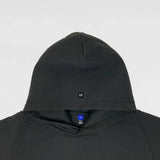 Yeezy Gap Engineered by Balenciaga Logo Shrunken Hoodie - Black by Phantom Marketplace