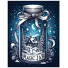 magic jar: an adult coloring book featuring whimsical jars with fun fantasy characters, adorable animals and magical scenes for a
