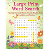 Large Print Word Search: Spring Themed Word Search Puzzle Book For Adults and Seniors