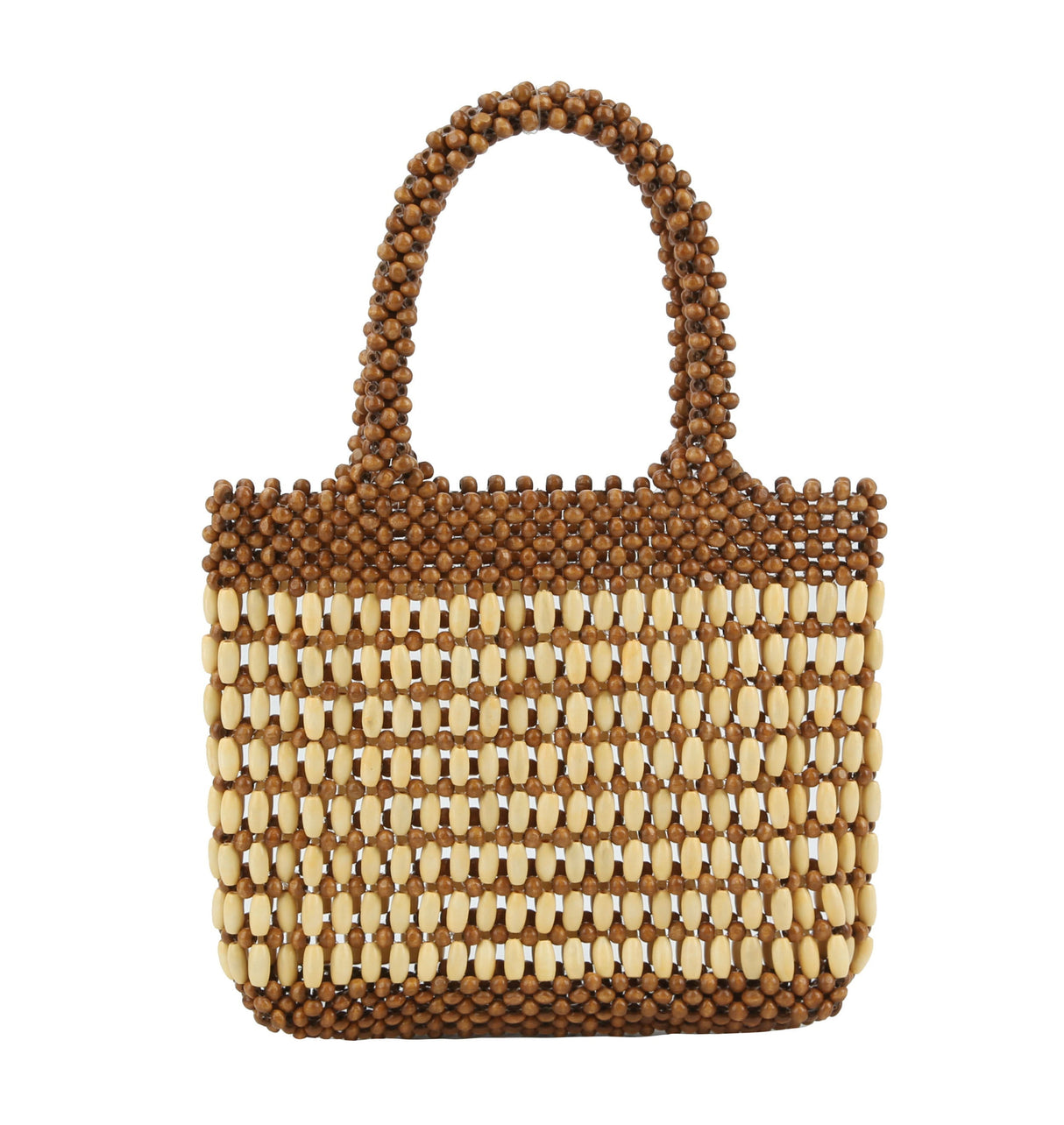 Straw Bags for Women,Straw Bags and Totes small wooden balls by hfstylish