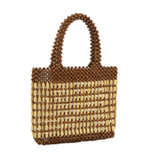 Straw Bags for Women,Straw Bags and Totes small wooden balls by hfstylish