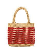 Straw Bags for Women,Straw Bags and Totes small wooden balls by hfstylish