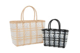 Fashion Clear Beach Tote two piece set by hfstylish