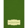Large 8.5 x 11 Dotted Bullet Journal (Moss Green #14) Hardcover - 245 Numbered Pages