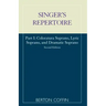 The Singer's Repertoire, Part I
