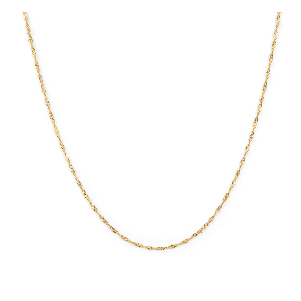 Twist Chain Classic Gold Necklace by ETHICGOODS