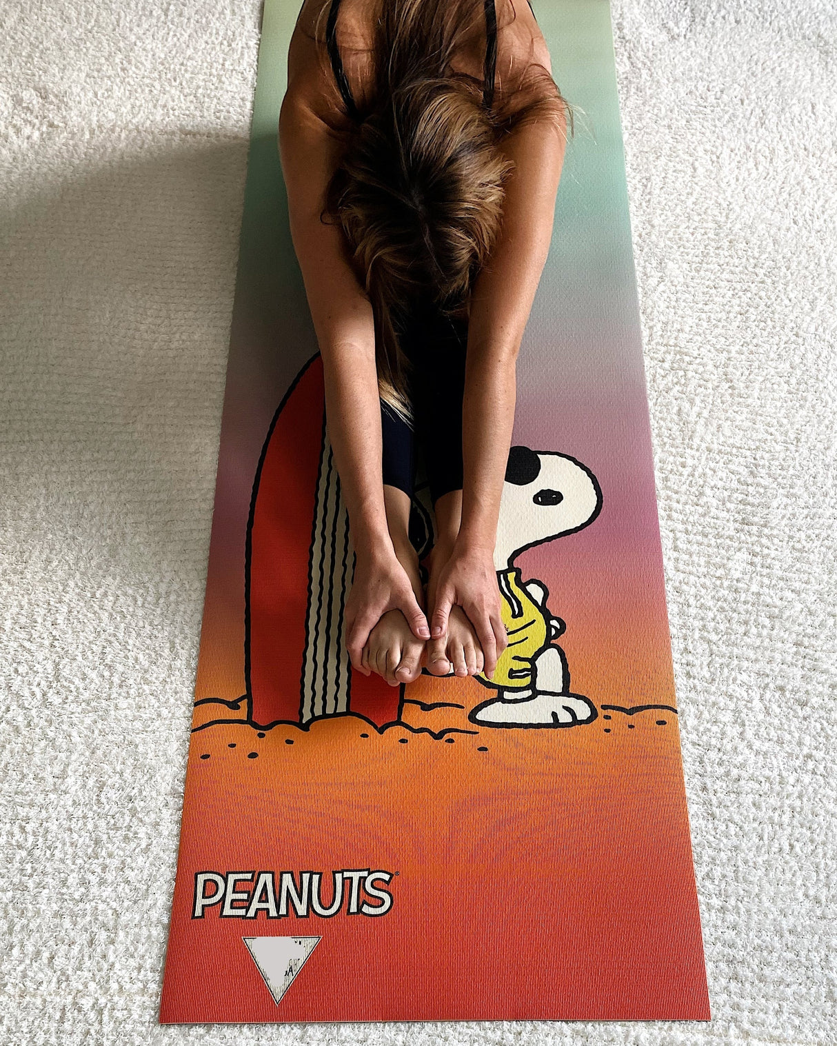 Ascend Yoga Mat Peanuts Snoopy Surf Mat by Yune Yoga