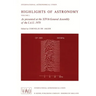 Highlights of Astronomy: As Presented at the Xivth General Assembly of the I.A.U. 1970