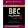 Cambridge BEC 4 Preliminary