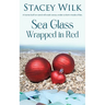 Sea Glass Wrapped in Red