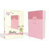 Niv, Baby Gift Bible, Holy Bible, Leathersoft, Pink, Red Letter, Comfort Print: Keepsake Edition