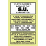 Floyd Clymer's Book of the S.U. Carburetor