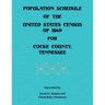 Population Schedule of the United States of 1860 for Cocke County, Tennessee