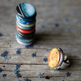 Interchangeable Solar System Ring by Yugen Handmade