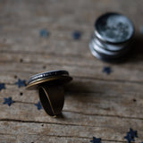 Interchangeable Moon Phase Ring by Yugen Handmade