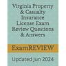 Virginia Property & Casualty Insurance License Exam Review Questions & Answers