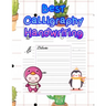 Best Calligraphy Handwriting: handwriting tracing workbook-handwriting practice paper for kids-handwriting practice sheets