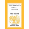 Westmoreland County, Pennsylvania, 1783 Census