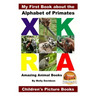 My First Book about the Alphabet of Primates - Amazing Animal Books - Children's Picture Books