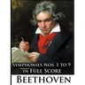 Ludwig Van Beethoven - Symphonies Nos. 1 to 9 in Full Score