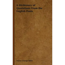 A Dictionary of Quotations From the English Poets