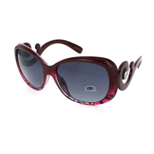 DG Sunglasses Butterfly 27007 - Turquoise - Burgandy