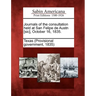 Journals of the Consultation Held at San Felipe de Austn [Sic], October 16, 1835.