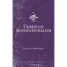 Christian Supernaturalism