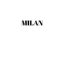 Milan: Hardcover White Decorative Book for Decorating Shelves, Coffee Tables, Home Decor, Stylish World Fashion Cities Design