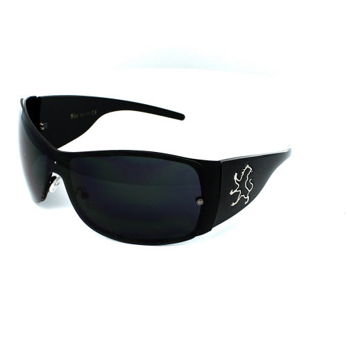 KHAN Sunglasses Shield 1028 - White - Black