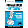 English-Estonian phrasebook & 3000-word topical vocabulary