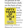 Fifty Years of Title IX: How 37 Words Changed America