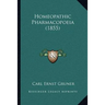 Homeopathic Pharmacopoeia (1855)