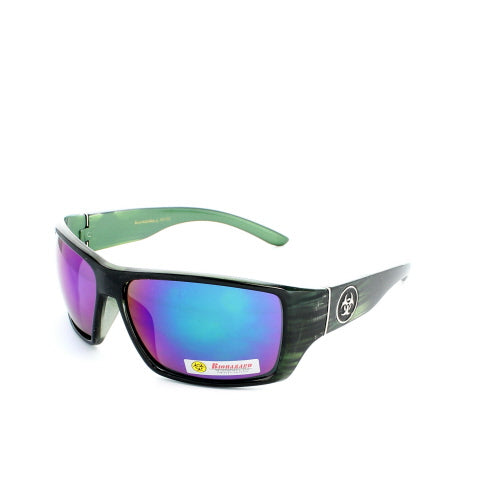 BioHazard Sunglasses Sports - Green-Black