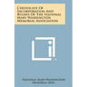 Certificate of Incorporation and Bylaws of the National Mary Washington Memorial Association